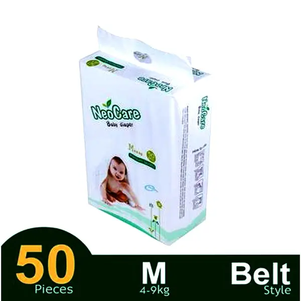 Neocare Wonder Soft and Comfortable Belt System Baby Diaper – Quantity: 50 pcs – View 2