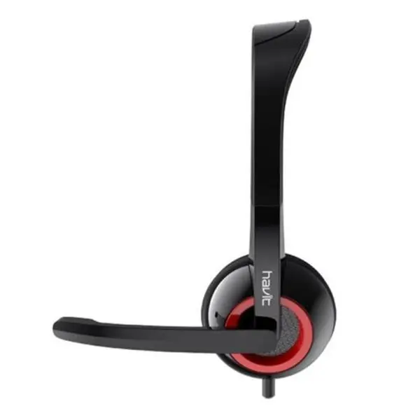 HAVIT H202D Double Plug Stereo Headphone With Mic – View 4