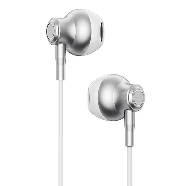 Joyroom JR-EC07 TYPE-C Series Half In-Ear Wired Earphones – Color: White – View 2