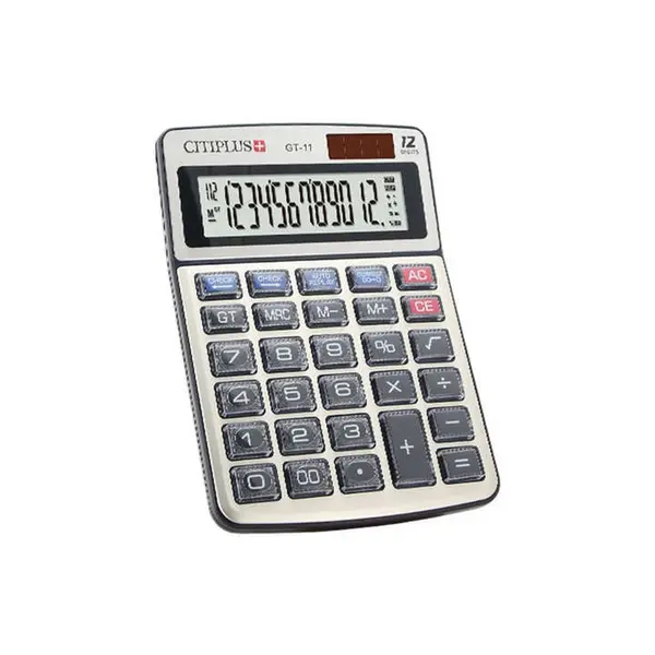 Citiplus GT-11 Glass Key Series Electronic Calculator – View 2