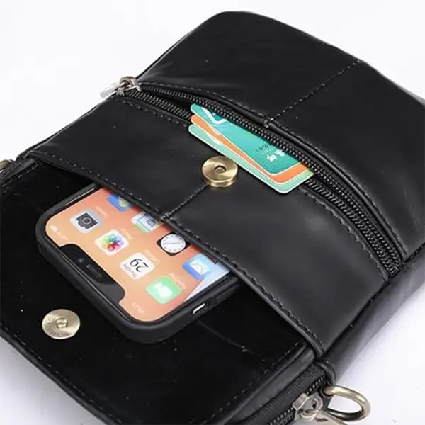 Genuine Leather Versatile Crossbody Travel Messenger Bag for Men and Women – View 4