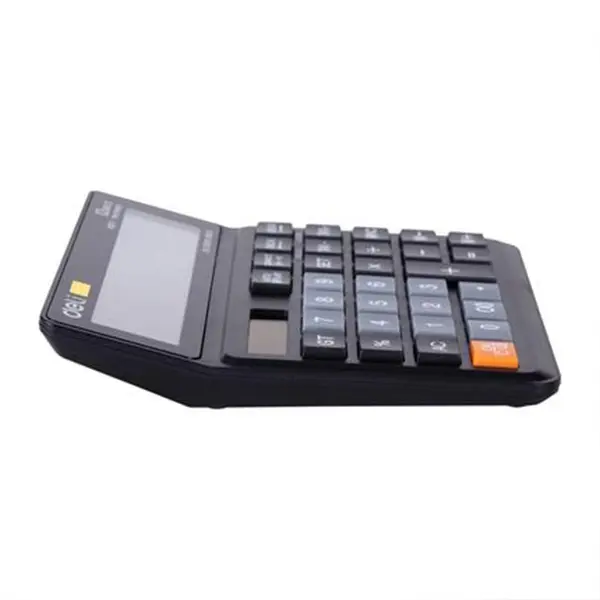 Deli EM01120 Metal-12 digits with TAX CHEK Basic Calculator – View 2