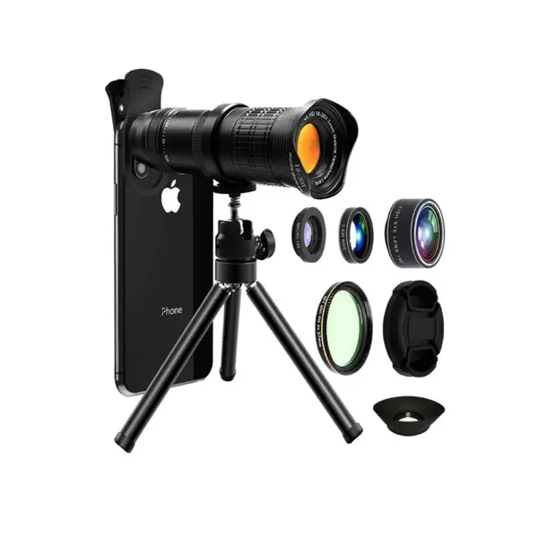 DRUMSTONE HUIDY98AL3 Macro Lens Zoom Telephoto Mobile Phone Lens – View 2