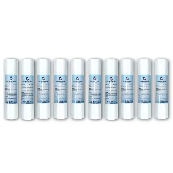 10-Inch 1 Micron Sediment Filter Cartridges Combo Pack – View 1