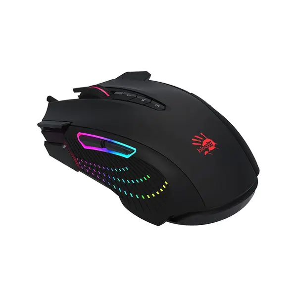 A4TECH Bloody J90S 2 Fire RGB Animation Black Gaming Mouse – View 2