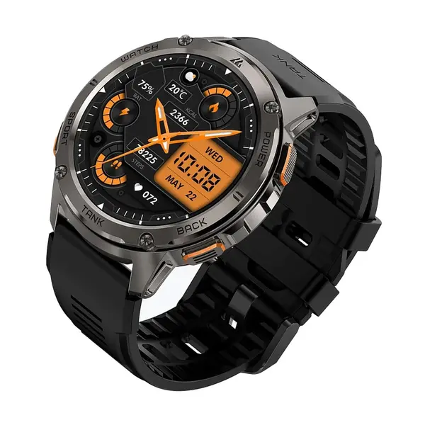 KOSPET TANK T3 Ultra Bluetooth Calling Smartwatch – Color: Black – View 3