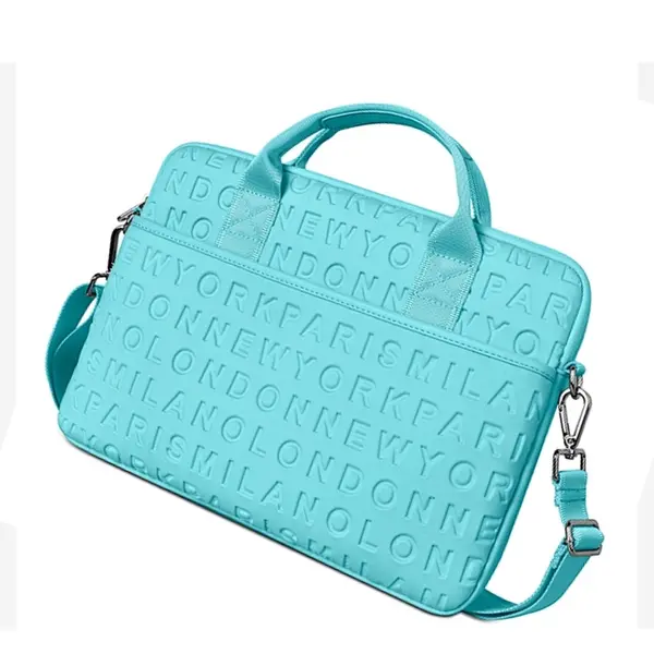 Wiwu Cosmo Slim Case 15.4 inch Multicolor Laptop Bag with Detachable Shoulder Strap – Color: Blue – View 2