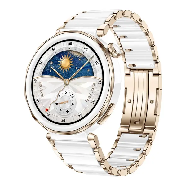 Huawei GT 5 Pro 42mm Smartwatch – Color: Gold – View 1