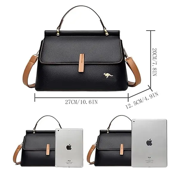 ROAISS Elegant Exquisite Multi-pocket Fabric Large Capacity Shoulder Bag – View 4