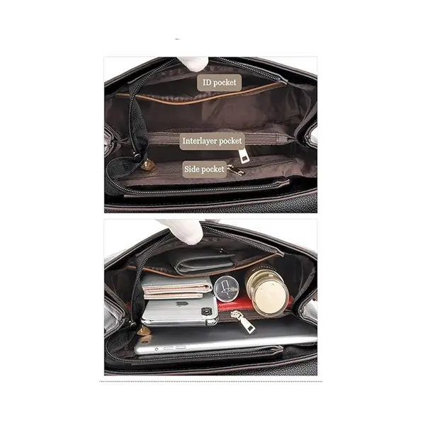 ROAISS Elegant Exquisite Multi-pocket Fabric Large Capacity Shoulder Bag – View 2