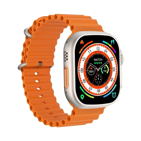 Wiwu SW01 Ultra Bluetooth Calling Smart Watch – Color: Silver – View 1