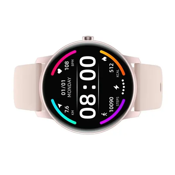 Riversong Motive 3C SW31 IP68 Water Resistance Smartwatch – Color: Pink – View 2
