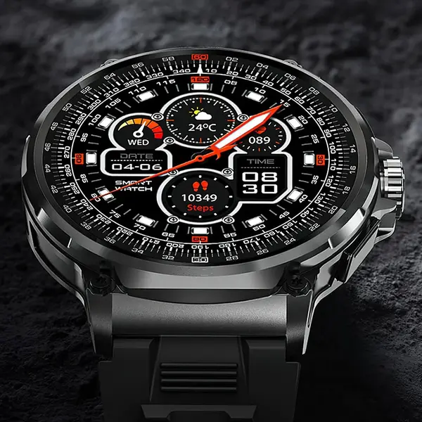 COLMI V69 IP68 Waterproof Smart Watch – Color: Black – View 3