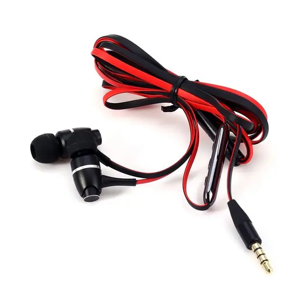 Awei S80VI Metal HIFI 3.5mm Wired Earphone – Color: Red – View 3