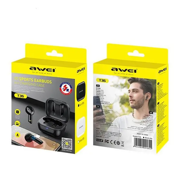 Awei T21 True Wireless Bluetooth Earbuds – View 3