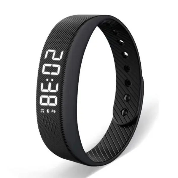 SKMEI Smart Bracelet 3D Smart Band Sports Pedometer – Color: Black – View 1