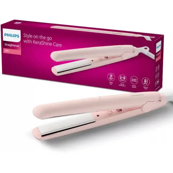 Philips BHS286 Straight Care Essential Hair Straightener for Women – View 3