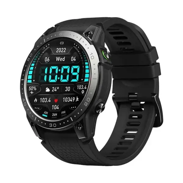 Zeblaze Ares 3 Pro Ultra HD AMOLED Smartwatch  – Color: Black – View 2