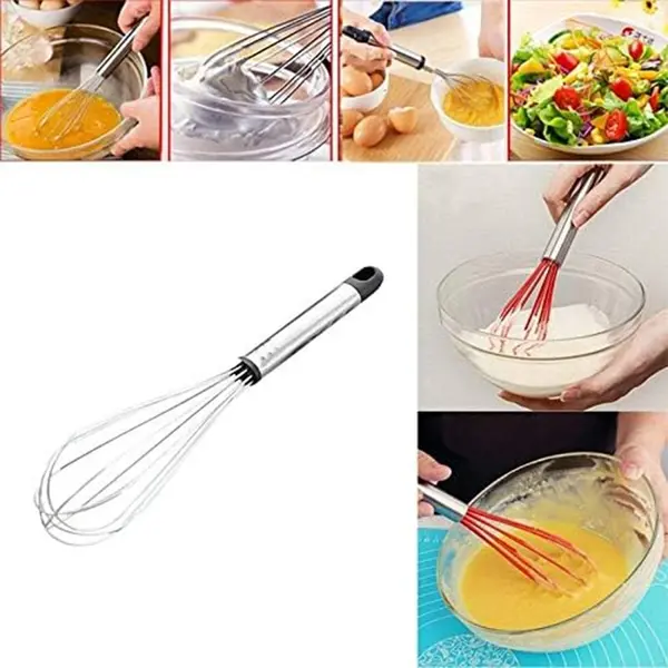 Hand-Held Egg Beater Stainless Steel Hand Blender – View 3