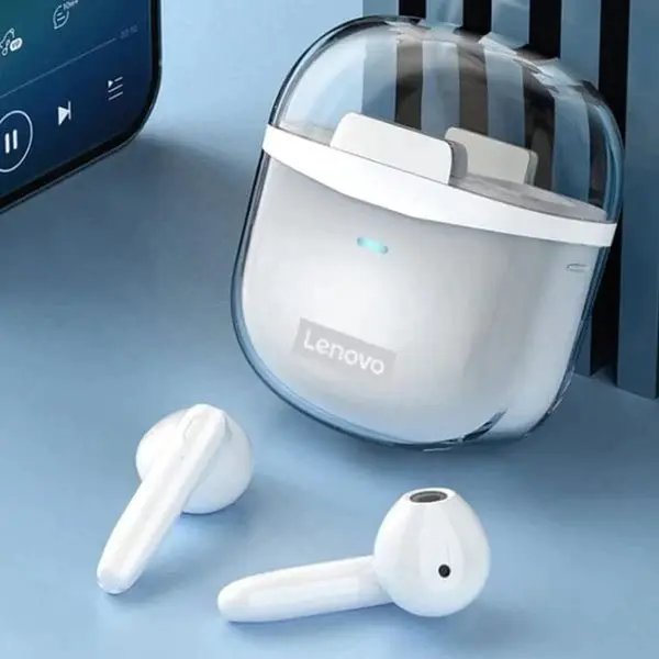 Lenovo XT96 True Wireless Sport Earbuds – Color: White – View 3
