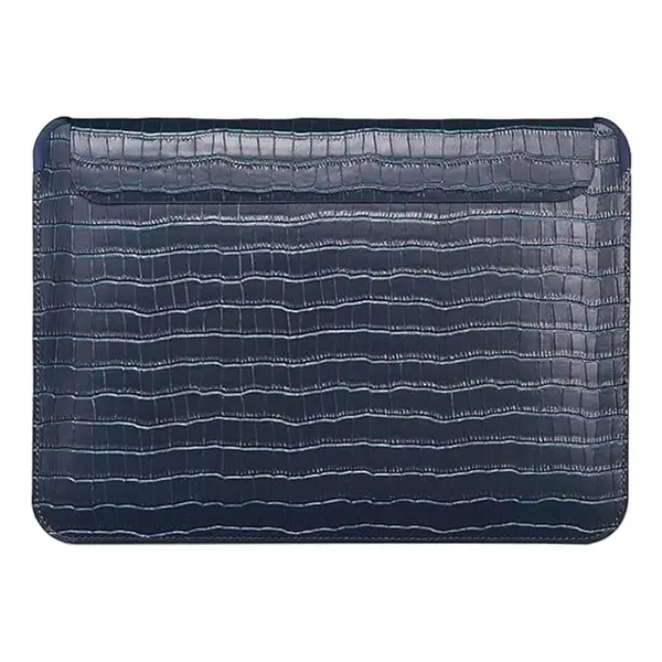 Wiwu Skin Croco 16.2 Inch Ultra Slim Laptop Sleeve Bag for Macbook – Color: Blue – View 1