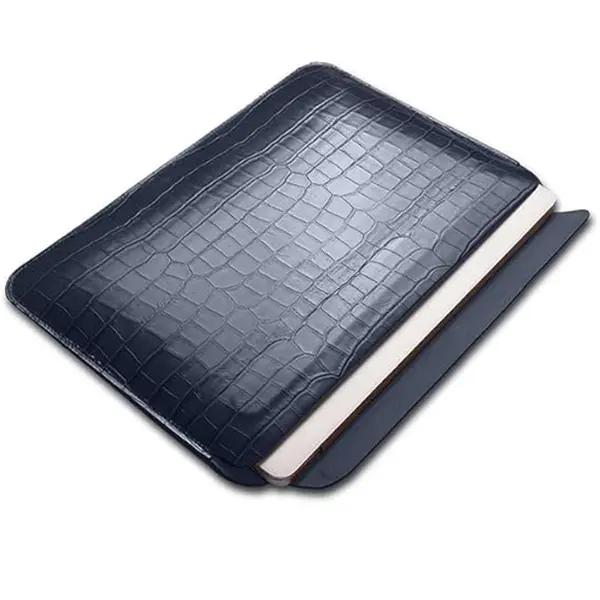 Wiwu Skin Croco 16.2 Inch Ultra Slim Laptop Sleeve Bag for Macbook – Color: Blue – View 3