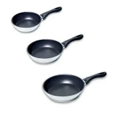 Topper 18 cm Aluminum Economy Nonstick Frypan with Glass Lid classic – View 3