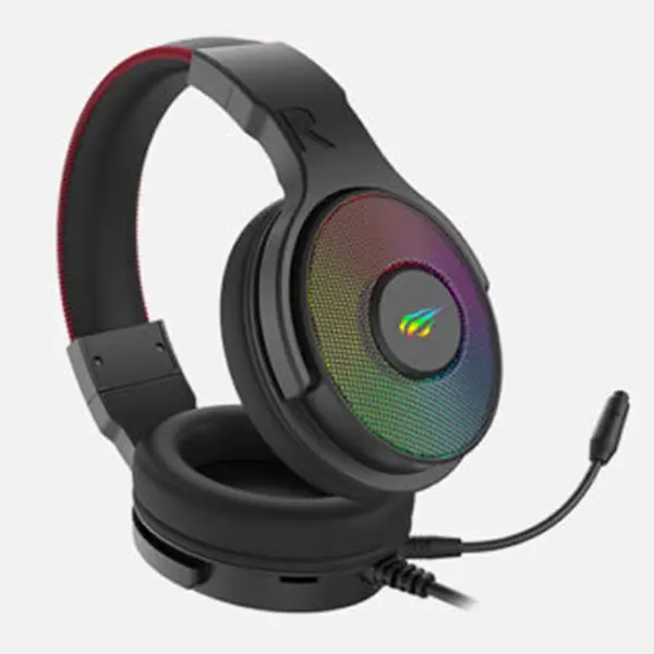 Havit H2028U RGB Black Wired Gaming Headphone – View 5