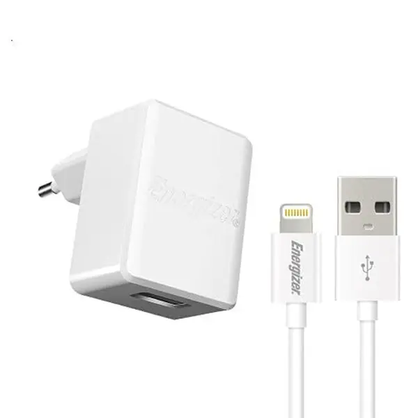 Energizer 24W USB Wall Charger with Lightning Cable – View 2