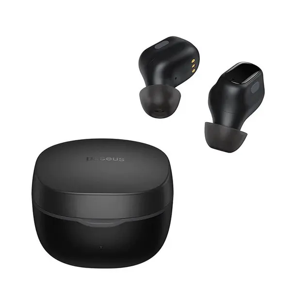 Baseus Bowie WM01 TWS True Wireless Bluetooth Earbuds – Color: Black – View 3