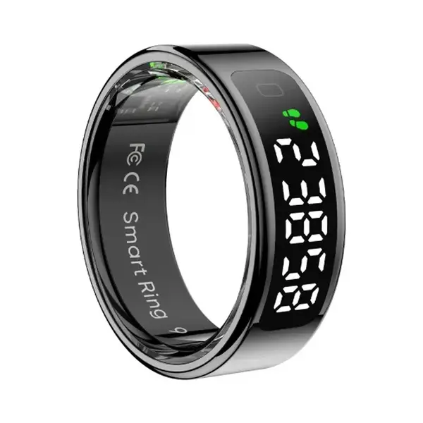 COLMI R12 Smart Ring With Display Screen and Touch – Color: Black – View 3