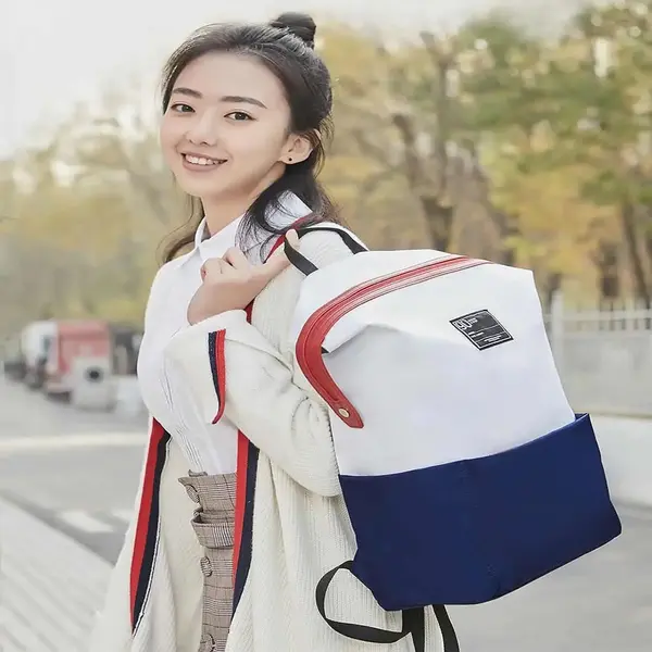 Xiaomi 90FUN Lecturer Fashion Multicolor School Backpack – Color: Multi-color – View 3
