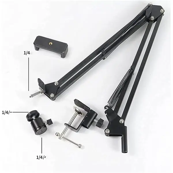 Overhead Video Stand with 10 inch Ring Light and Phone Mount for Drawing – View 4