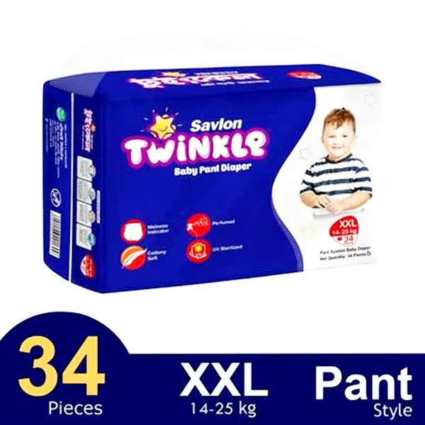 Savlon Twinkle Pant Diaper 14-25 kg For Comfort System Baby Diaper – Quantity: 34 pcs – View 2
