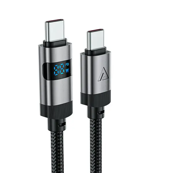 ACEFAST C15-03 USB-C to USB-C 60W Cable with LED Display – View 3