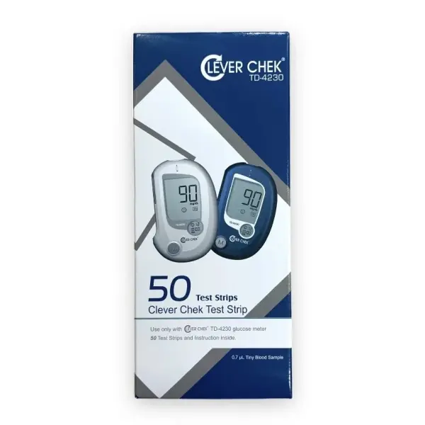 Clever Chek TD-4230 Test Strip for Blood Sugar Monitoring – View 3