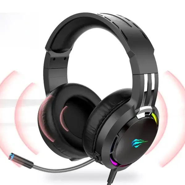 Havit H2010d-Pro RGB Wired Gaming Headphone – View 2