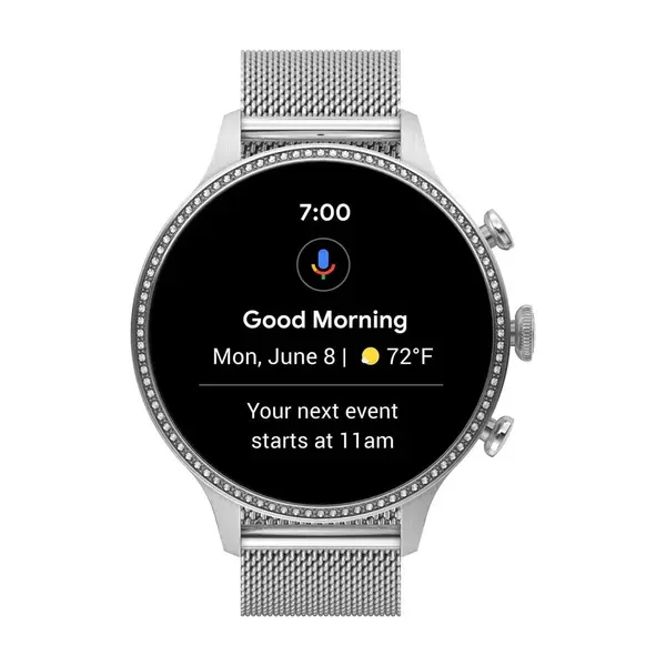 Fossil FTW6083V Gen 6 Stainless Steel Mesh Women’s Smart Watch – View 2