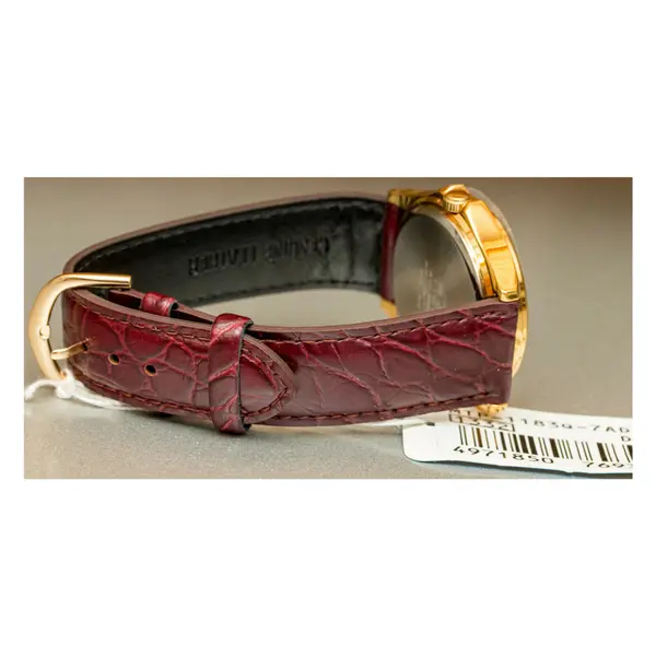 CASIO MTP-1183Q-7ADF Enticer Analogique Gold Dial Pure Leather Strap Watch  – View 6