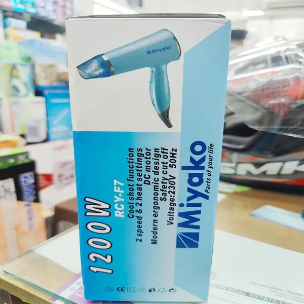 Miyako RCY-F7 Extra Care Shine Hair Dryer with Ionity for Women – View 4