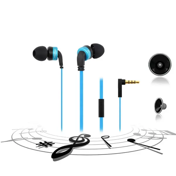 Awei ES-13i 3.5mm Wired Earphone – Color: Blue – View 2