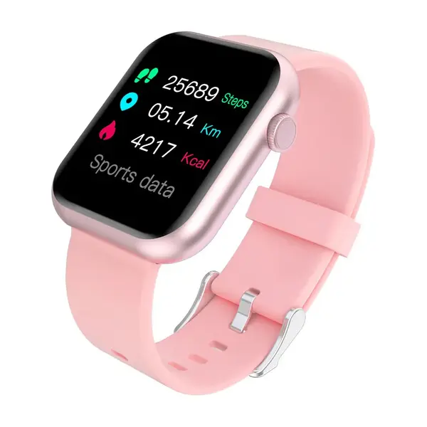 COLMI P9 IP67 Waterproof Smartwatch – Color: Pink – View 2