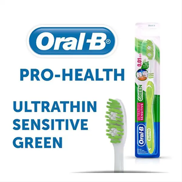 Oral-B Ultra Thin Sensitive Green Toothbrush – View 2