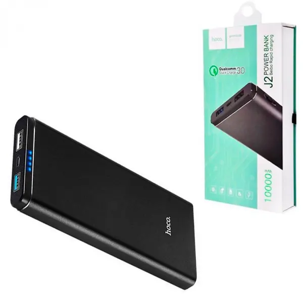 HOCO J2 LED Power Display Fast Charging 10000MAh Power Bank  – View 4