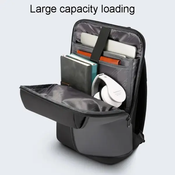 BANGE BG-2913 Mens Double-Shoulder Travel Outdoor Backpack – Color: Gray – View 3