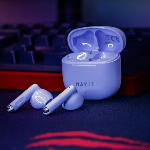 Havit TW976 True Wireless Stereo Earbuds – Color: Blue – View 2