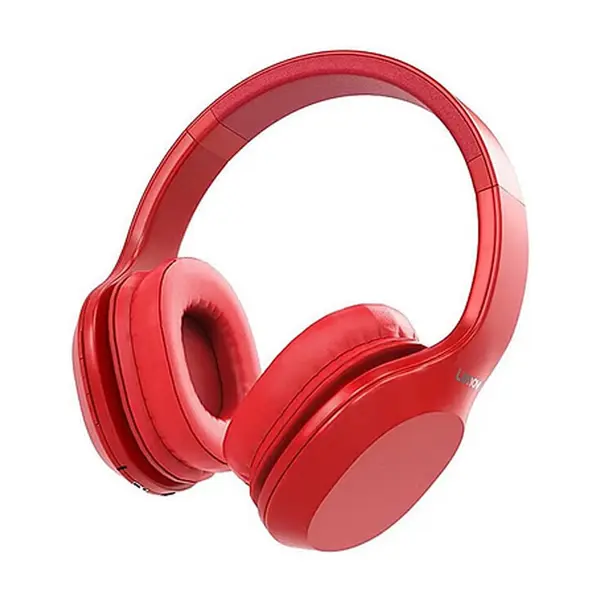 Lenovo HD100 Wireless Bluetooth Stereo Headphone – Color: Red – View 2