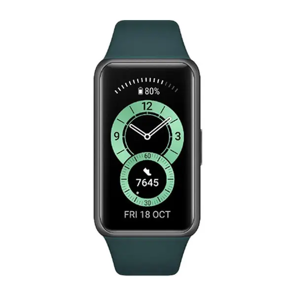 Huawei Band 6 All-Day SpO2 Monitoring Smart Band – Color: Green – View 2