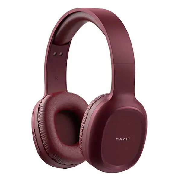 Havit H2590BT Pro Wireless Headphone – Color: Red – View 1