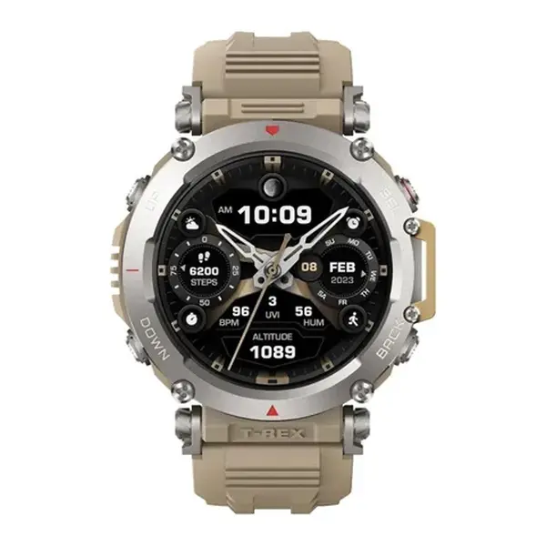 Amazfit T-Rex Ultra AMOLED Smartwatch – Color: Brown – View 2